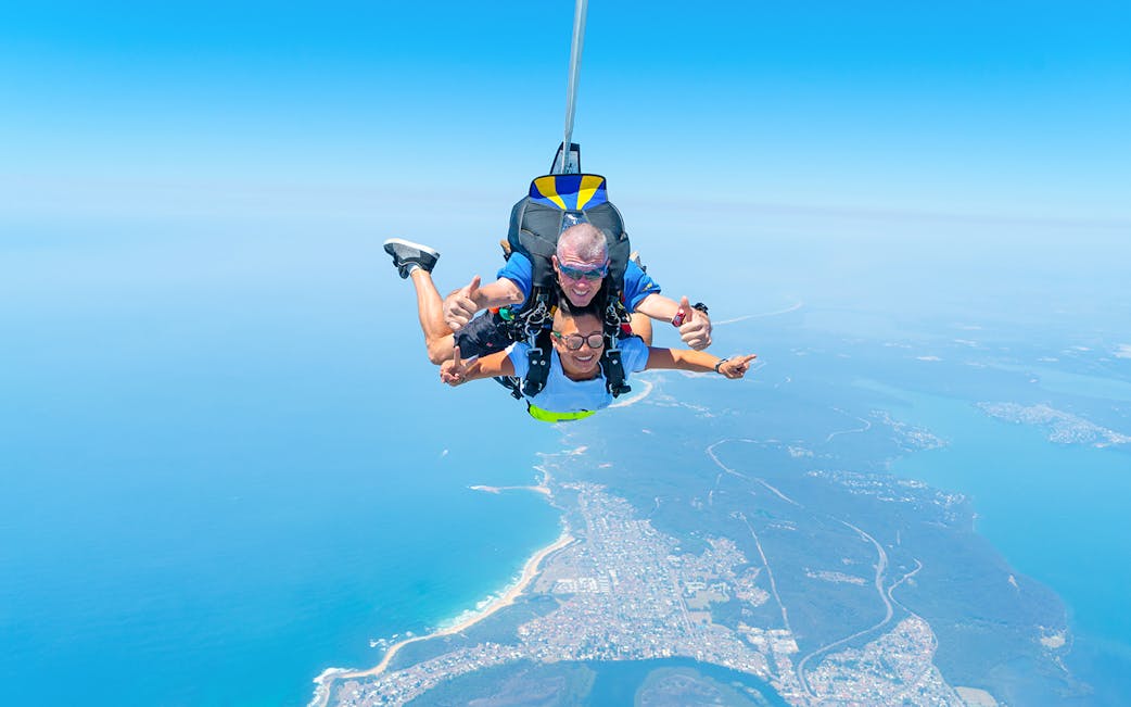 Skydiving media package photos and video over Ocean City